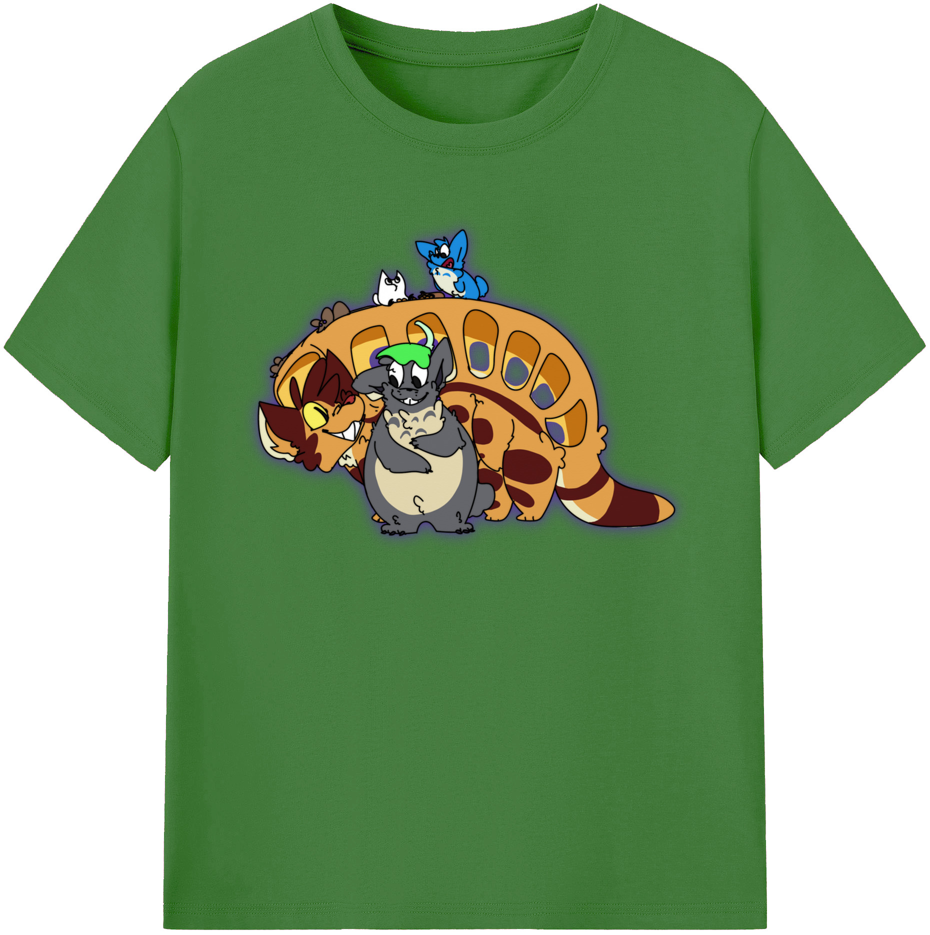 （画像用） となりのトトロ 草壁メイ 草壁サツキ My Neighbor Totoro Satsuki Kusakabe Mei Kusakabe レディースカジュアルプリントTシャツ（綿100％）